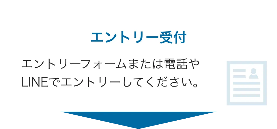 エントリー受付